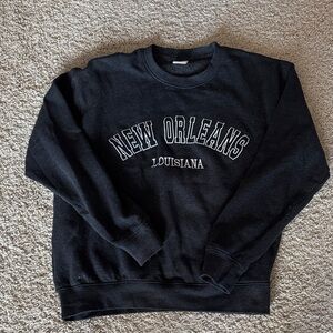 Dark Gray New Orleans Louisiana Sweatshirt